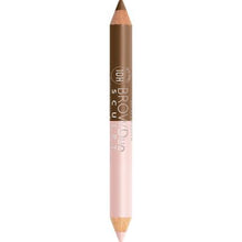 Charger l&#39;image dans la galerie, BOURJOIS BROW DUO SCULPT 22 Chatain
